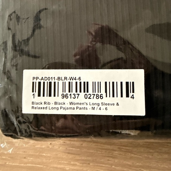 NWT Posh Peanut Ribbed PJ Set - Picture 2 of 2